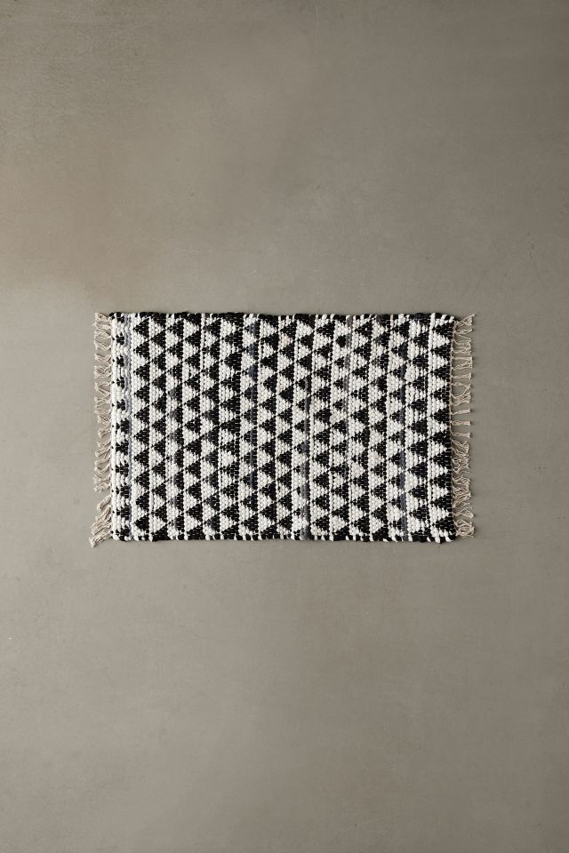 ReMADE By UO Remnant Chindi Woven Triangle Rug #3