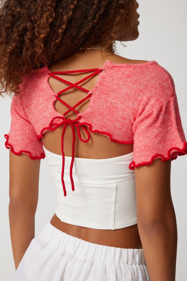 Isa Short Sleeve Shrug Cardigan #1