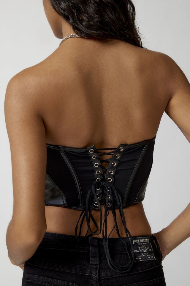 Out From Under Hera Faux Leather Bra  Urban Outfitters Singapore -  Clothing, Music, Home & Accessories