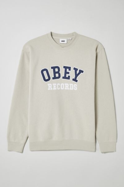 OBEY Records Crew Neck Sweatshirt | Urban Outfitters