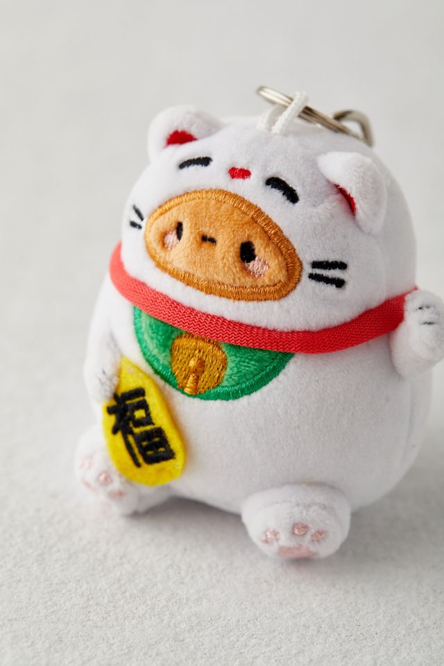 Smoko Tayto Potato Lucky Cat Plushie Keychain