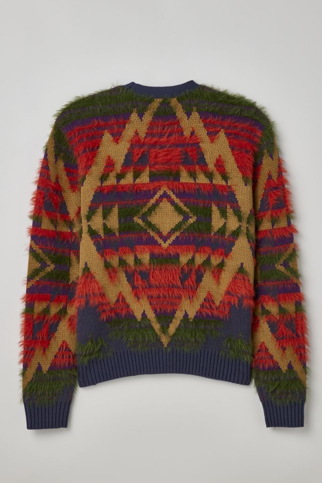 BDG Fuzzy Southwestern Cardigan #2
