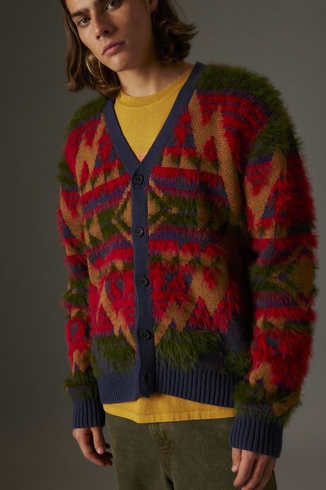 BDG Fuzzy Southwestern Cardigan #5