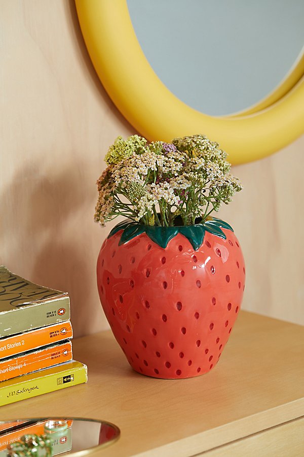 Ban.do Strawberry Field Vase In Pink