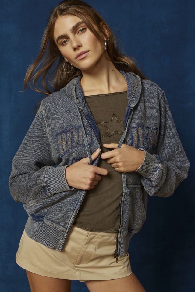 distressed sweatshirt