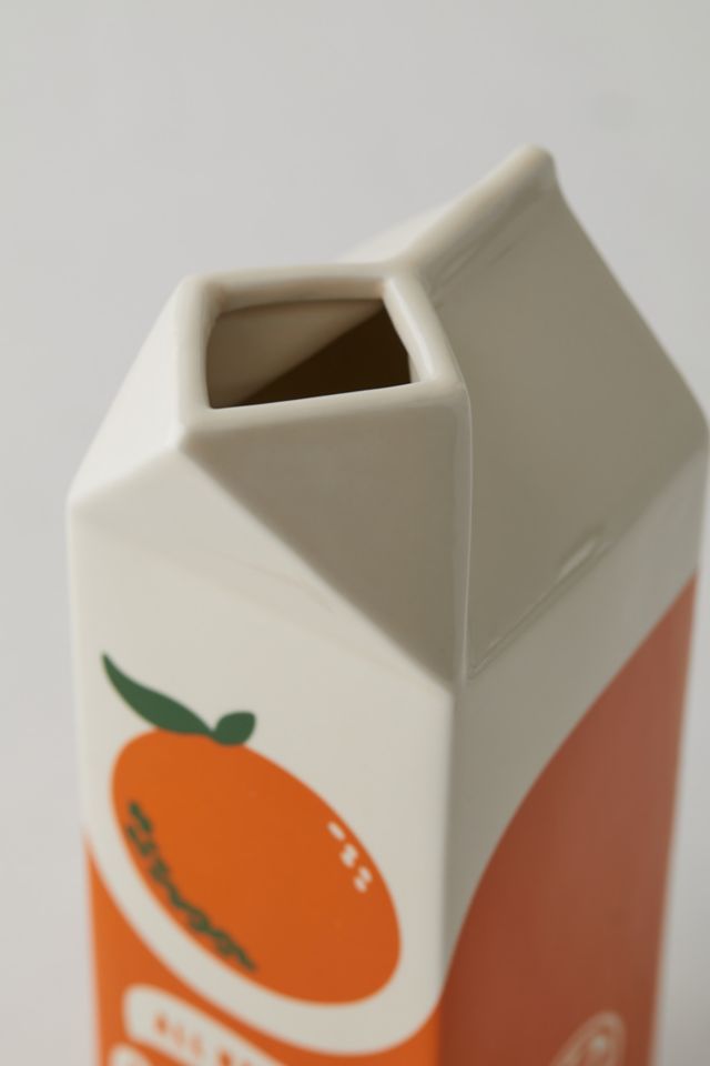 Orange Juice Ceramic Vase