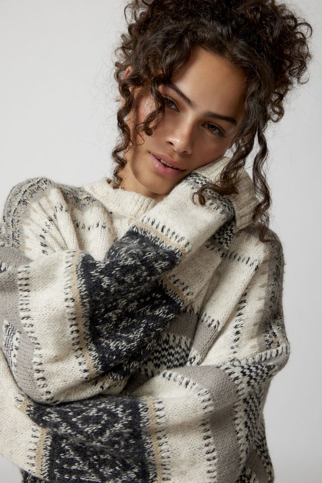 Urban Renewal Vintage Patterned Oversized Sweater