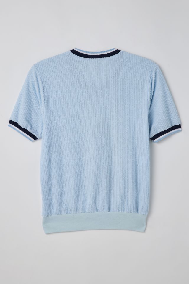 Vintage Ribbed V-Neck Tee #1