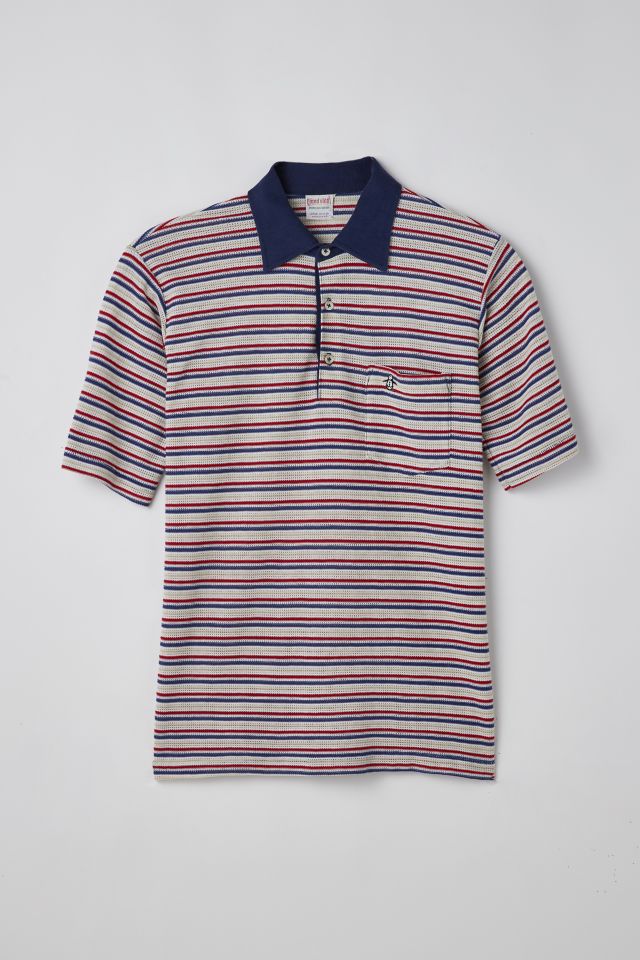 Vintage Striped Polo Tee | Urban Outfitters