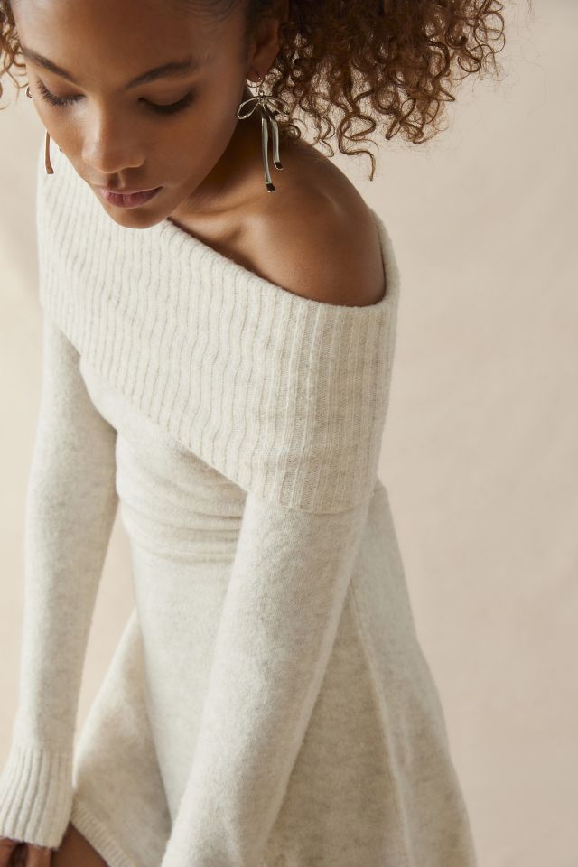 UO Blake Knit Off-The-Shoulder Mini Dress #3