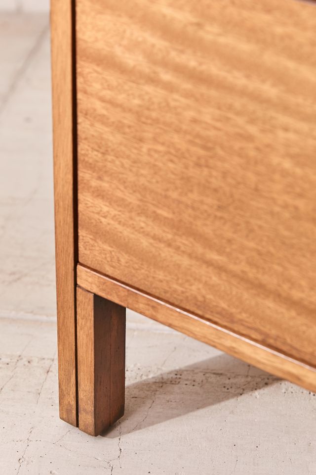 Transitional Walnut Brown 9-Drawer Dresser with Dovetail Drawers