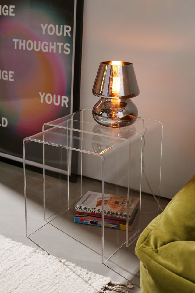 Plexiglass on sale nesting tables