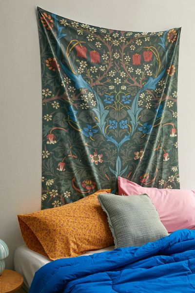 Deny Designs William Morris For Deny Blackthorn Tapestry In Green At Urban Outfitters