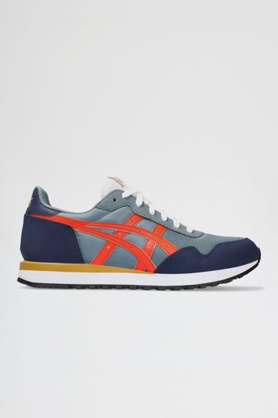 Asics Tiger Runner Ii Sportstyle Sneakers In Ironclad/cherry Tomato