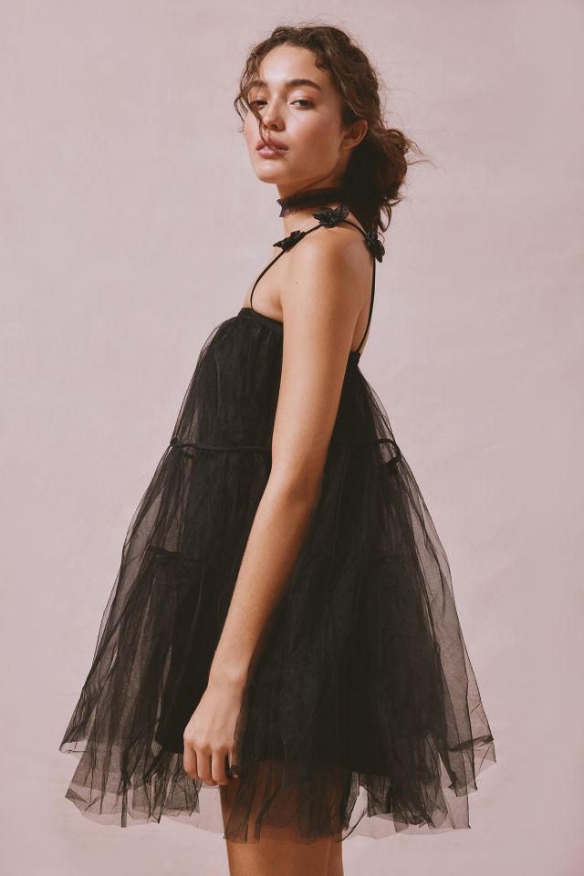 NOTREemor tulle mini dress アイボリー Dream Bow Mini Tulle Dress