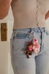 monchhichi classic plush keychain