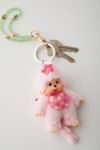 Monchhichi Cherry Blossom Plushie Keychain