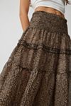 Sister Jane Lisette Leopard Print Midi Skirt | Urban Outfitters