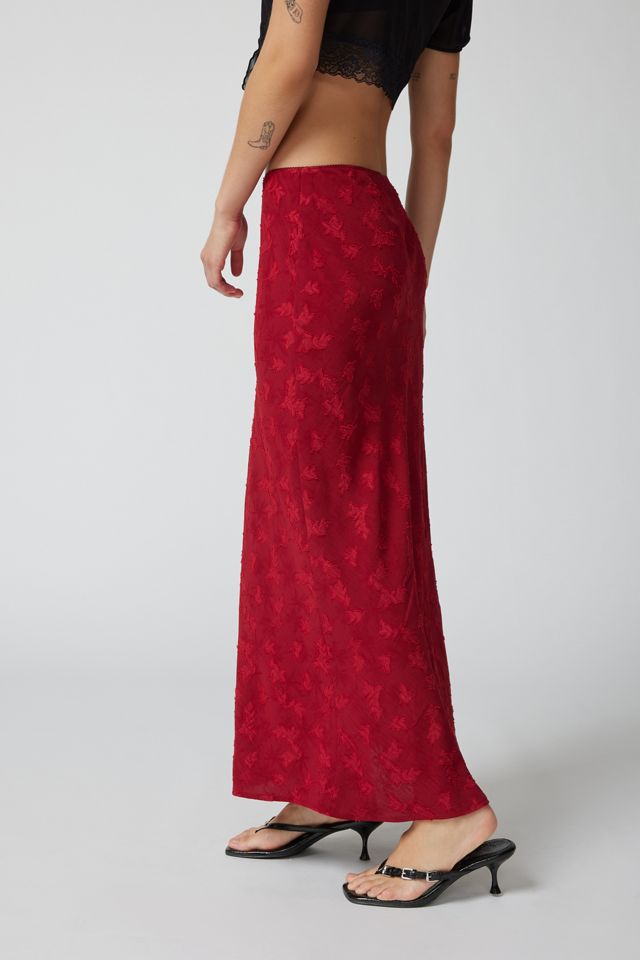 URBAN MUSE JACQUARD DENIM SKIRT