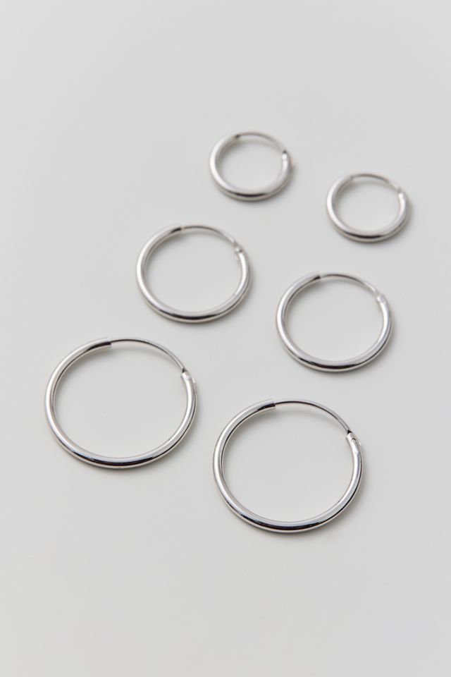 Girls Crew Endless Hoops Earring Set #1