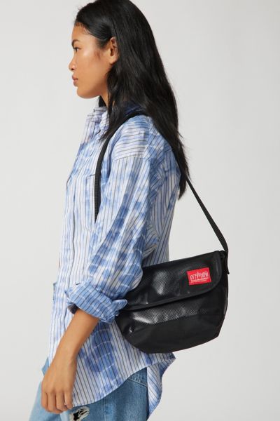 Manhattan Portage Vinyl Messenger Bag | Urban Outfitters Canada