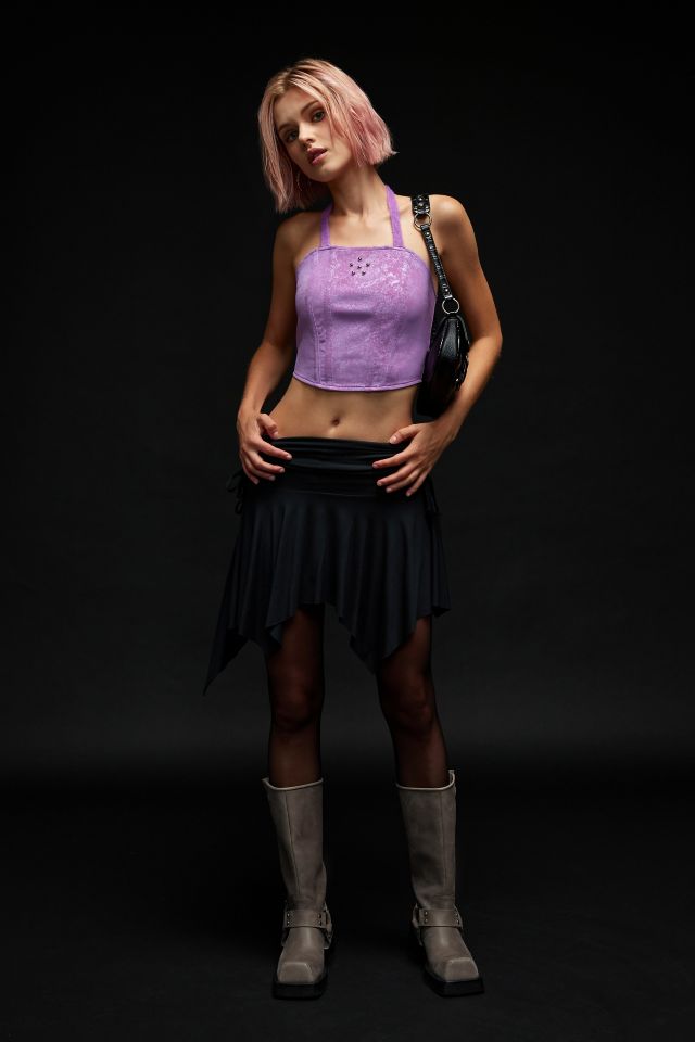 Zemeta Daisy Studded Halter Top #1