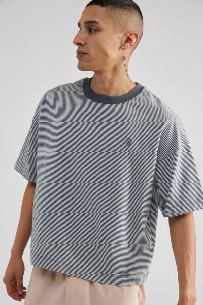 Standard Cloth Foundation Boxy Tee In Dark Grey, Men's At Urban Outfitters