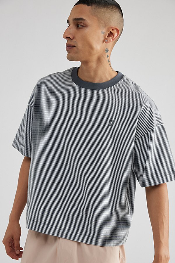 Standard Cloth Foundation Tee In Dark Grey, Men's At Urban Outfitters