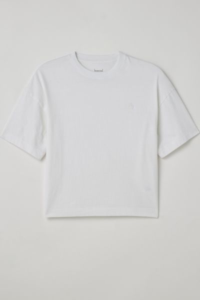 Standard Cloth Foundation Solid Short Sleeve Tee In White, Men's At Urban Outfitters