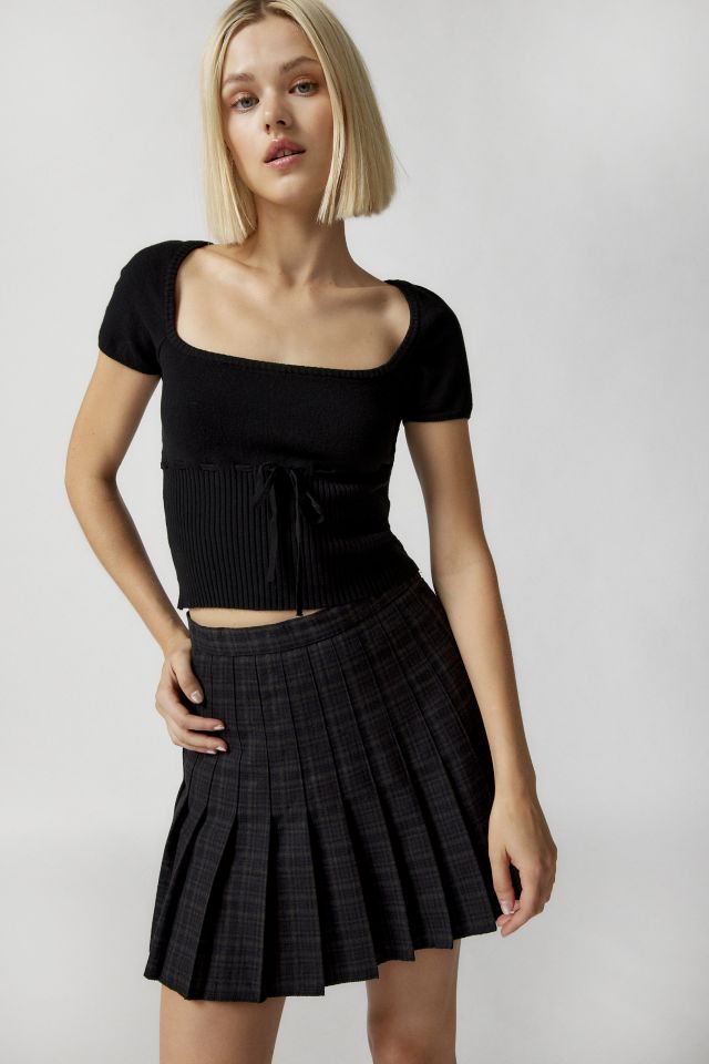 MICRO MINI Skirt Plaid Pleated highland -  Canada