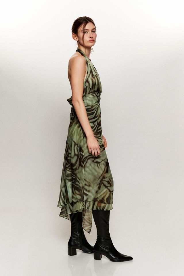 green emerald velvet dress DIESEL Dameryn military green short dress for women, girls and childre –  Pavidas main image 0