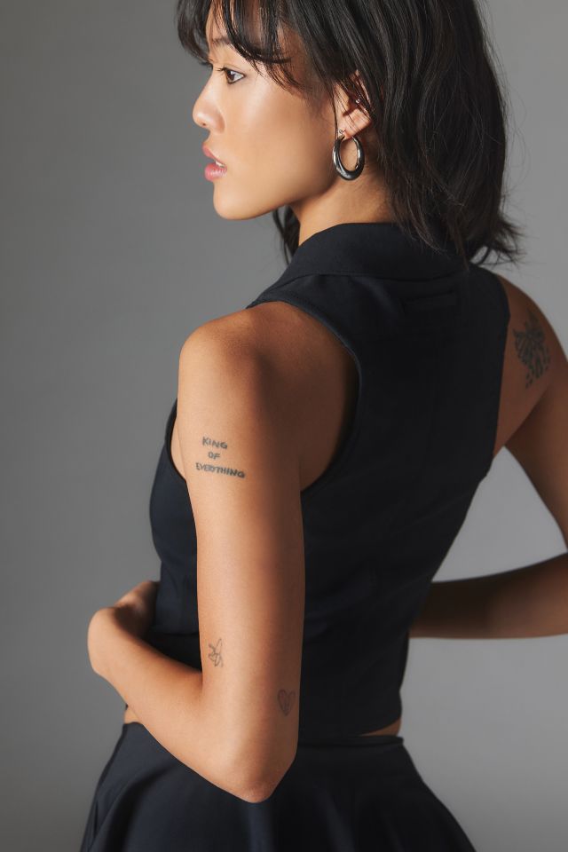 Silence + Noise Iris Collared Zip-Up Top #2