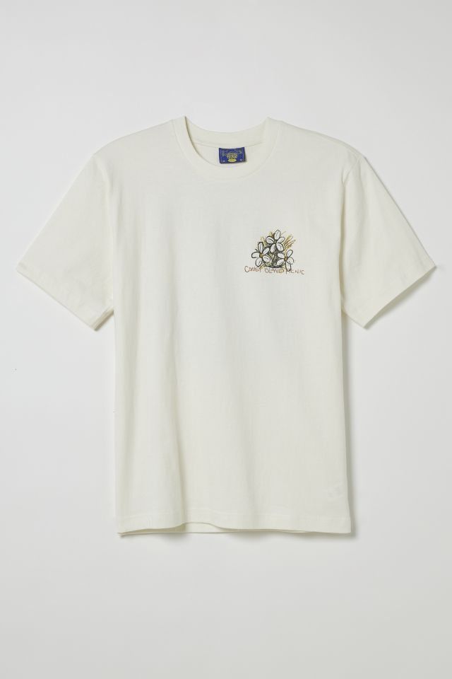 Coney Island Picnic Giving Flowers Tee in Ivory, Men's at Urban Outfitters