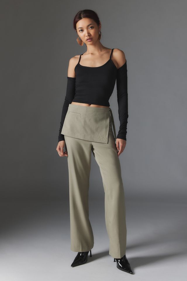 Silence + Noise Dawn Asymmetrical Cold-Shoulder Top #2
