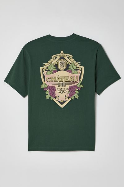 Coney Island Picnic Chateau Tee In Dark Green, Men's At Urban Outfitters