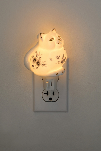 Cat Delicate Pattern Nightlight | Urban Outfitters