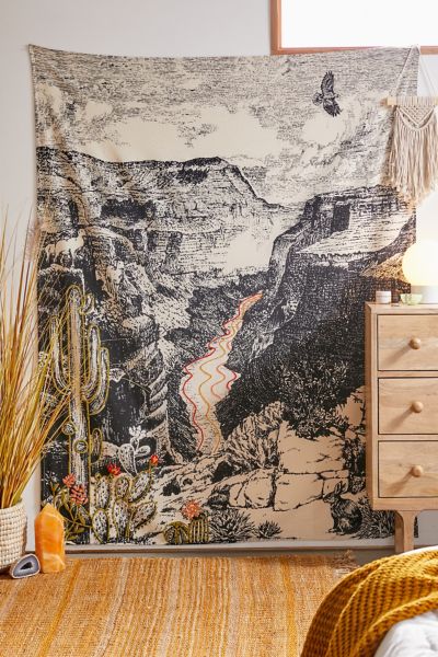 Lara Floral Tapestry  Urban Outfitters Canada