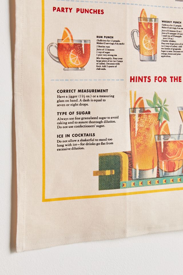 Bartender's Guide Flag Tapestry #3