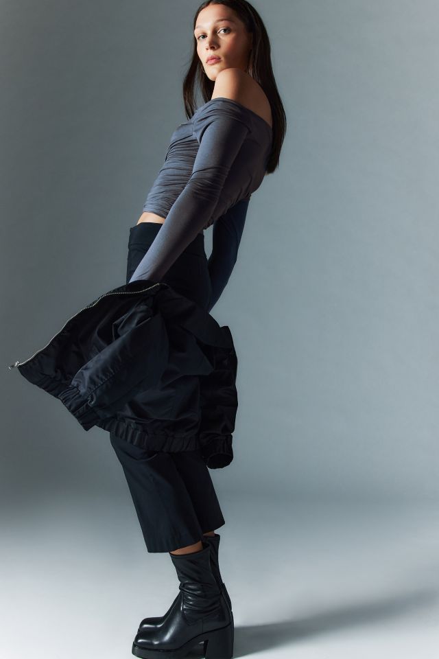 Silence + Noise Hadley Asymmetrical Off-The-Shoulder Top #1