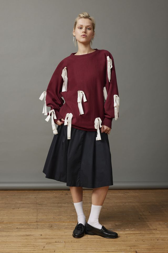 Kimchi Blue Jasmine Oversized Bow Sweatshirt #2