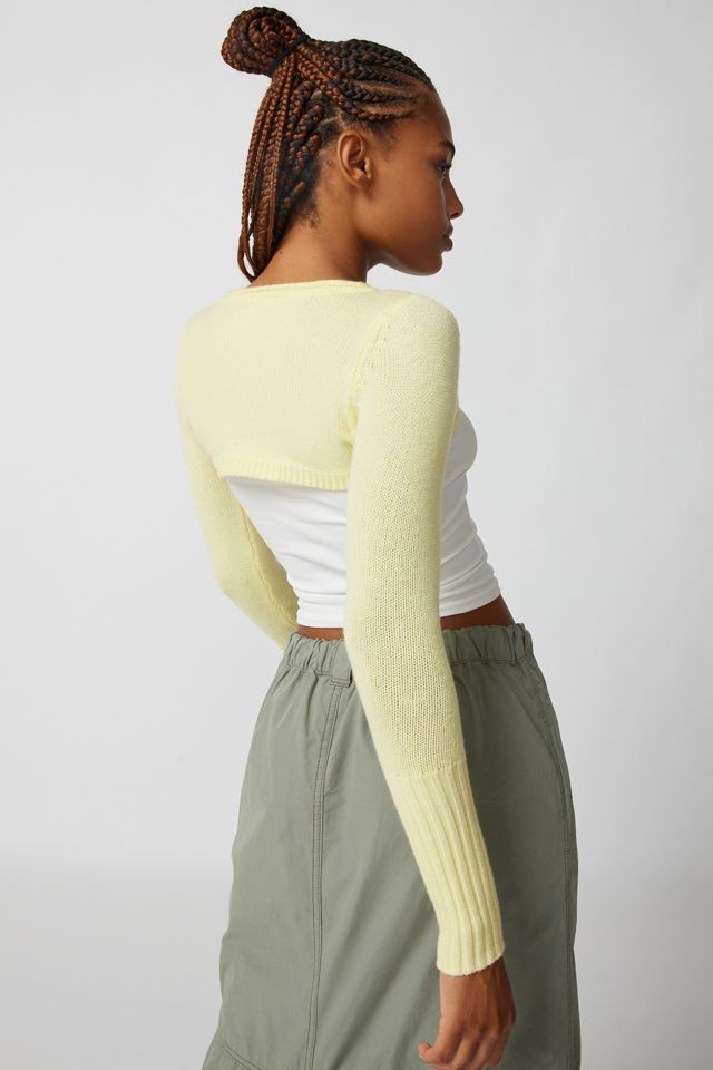 Frankies Bikinis Nina Cloud Knit Shrug Sweater | Urban Outfitters