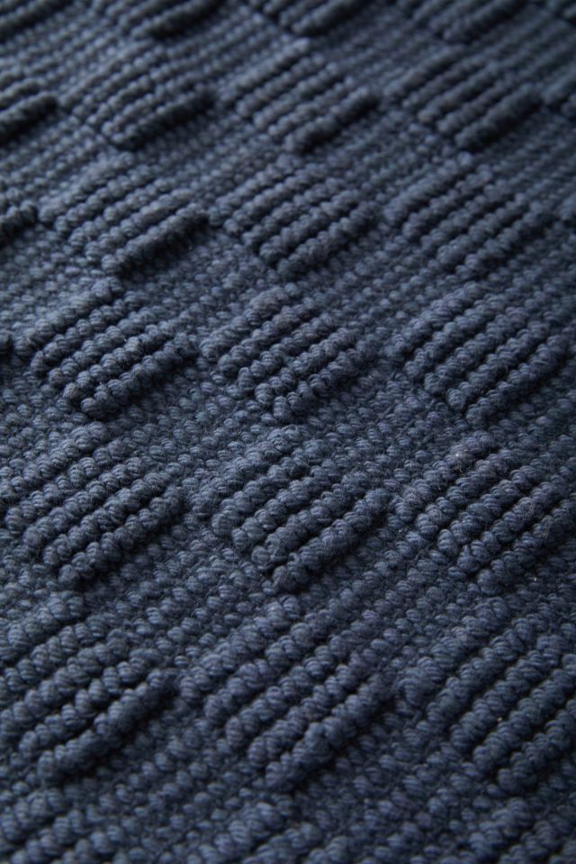 Mini Loops Check Bath Mat #2