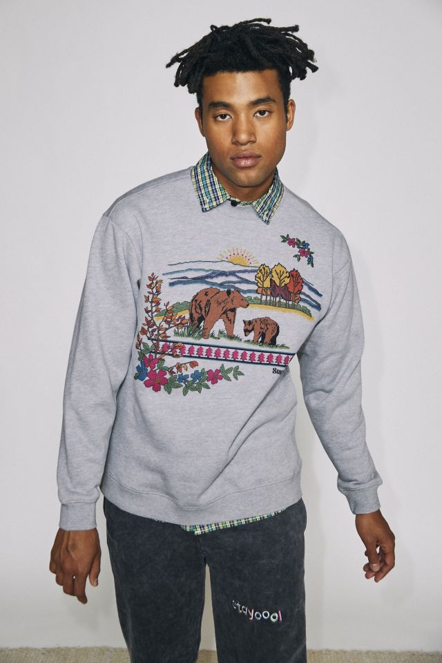Sweat-shirt Ras du Cou Ours d'Automne STAYCOOLNYC #1