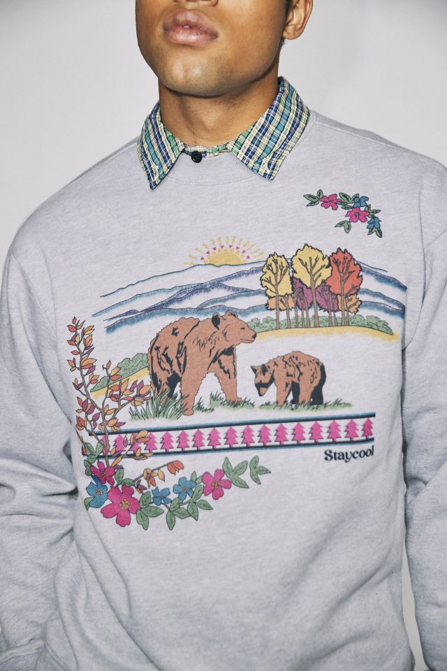 Sweat-shirt Ras du Cou Ours d'Automne STAYCOOLNYC #4