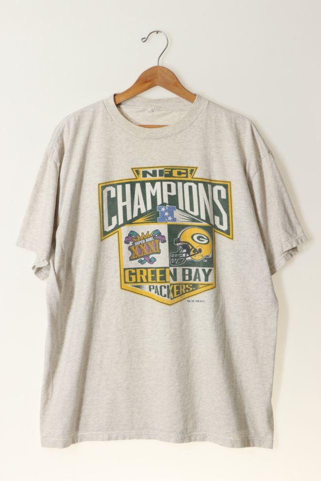 Vintage 1996 NFL Champion Greenbay Packers Superbowl 31 T-shirt | Urban ...