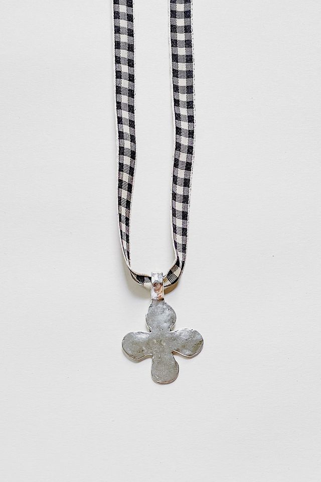 Blo_oberry Lucky Silver Necklace Urban Outfitters