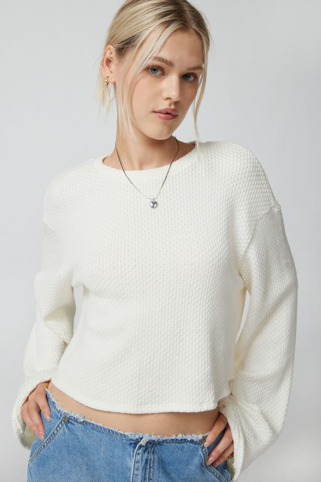 Urban Renewal Remnants Bubble Drippy Sleeve Pullover | Urban Outfitters ...