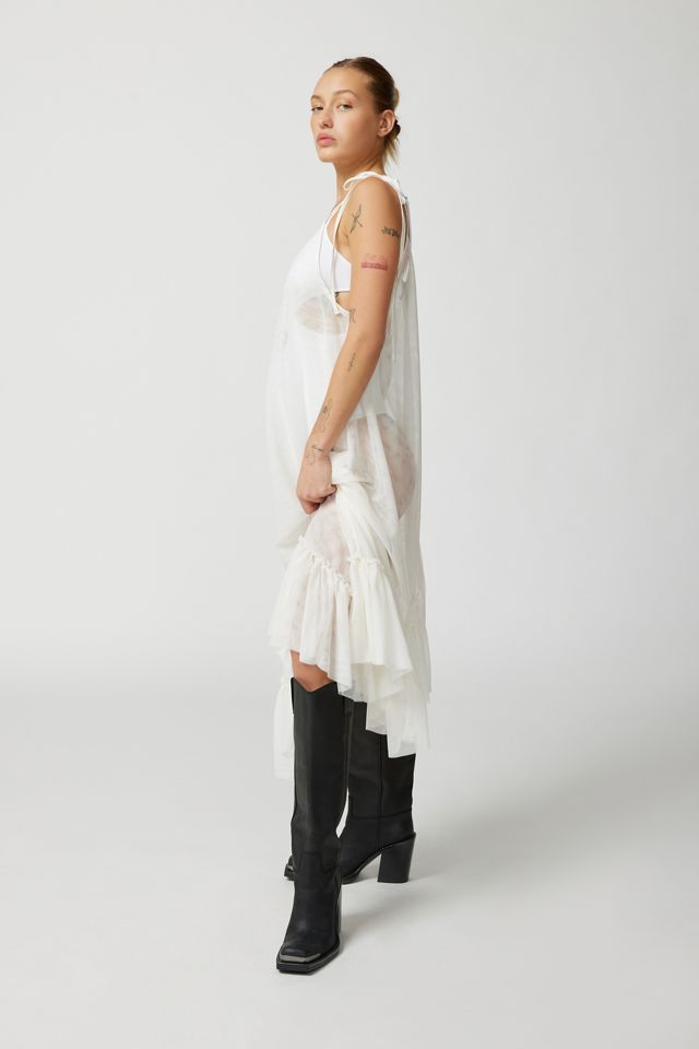 urban outfitters mesh dress UO Jessa Mesh Halter Mini Dress