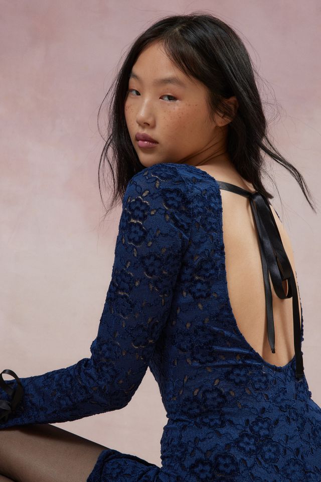 Kimchi Blue Frankie Lace Long Sleeve Mini Dress #1