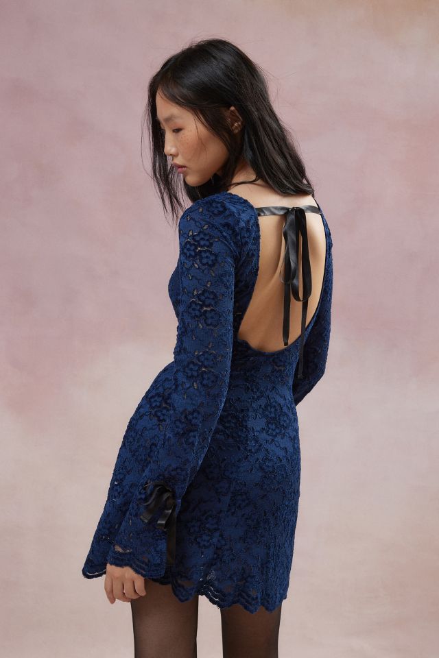 Kimchi Blue Frankie Lace Long Sleeve Mini Dress | Urban